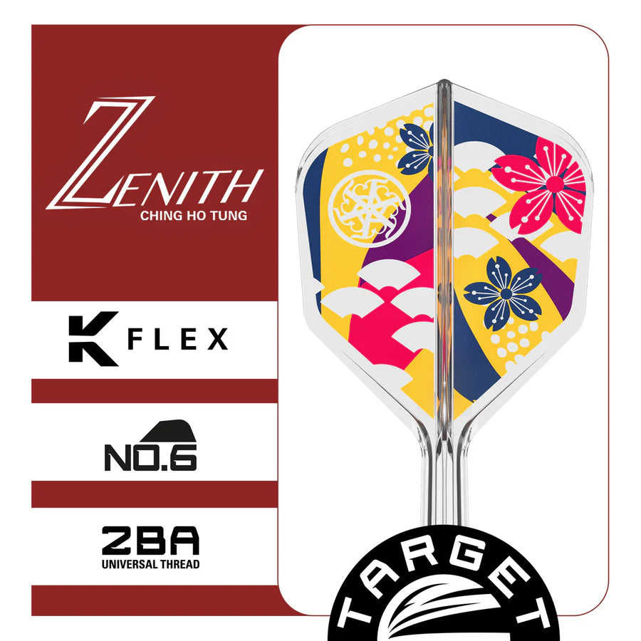 TARGET JAPAN - ZENITH - G2 - TARGET JAPAN LOGO - KFLEX FLIGHT SYSTEM - No.6 SMALL