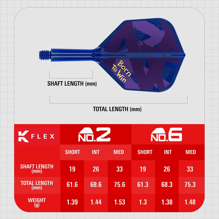 TARGET - KFLEX - LUKE LITTLER - WC EDITION 2026 BORN TO WIN - No. 6 (SMALL)