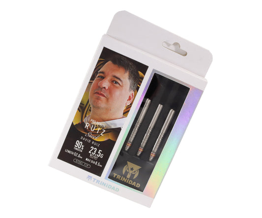 TRINIDAD - DAVID RUIZ - PRO SERIES - RUIZ - STEEL TIP DARTS - 90%- 23.5g