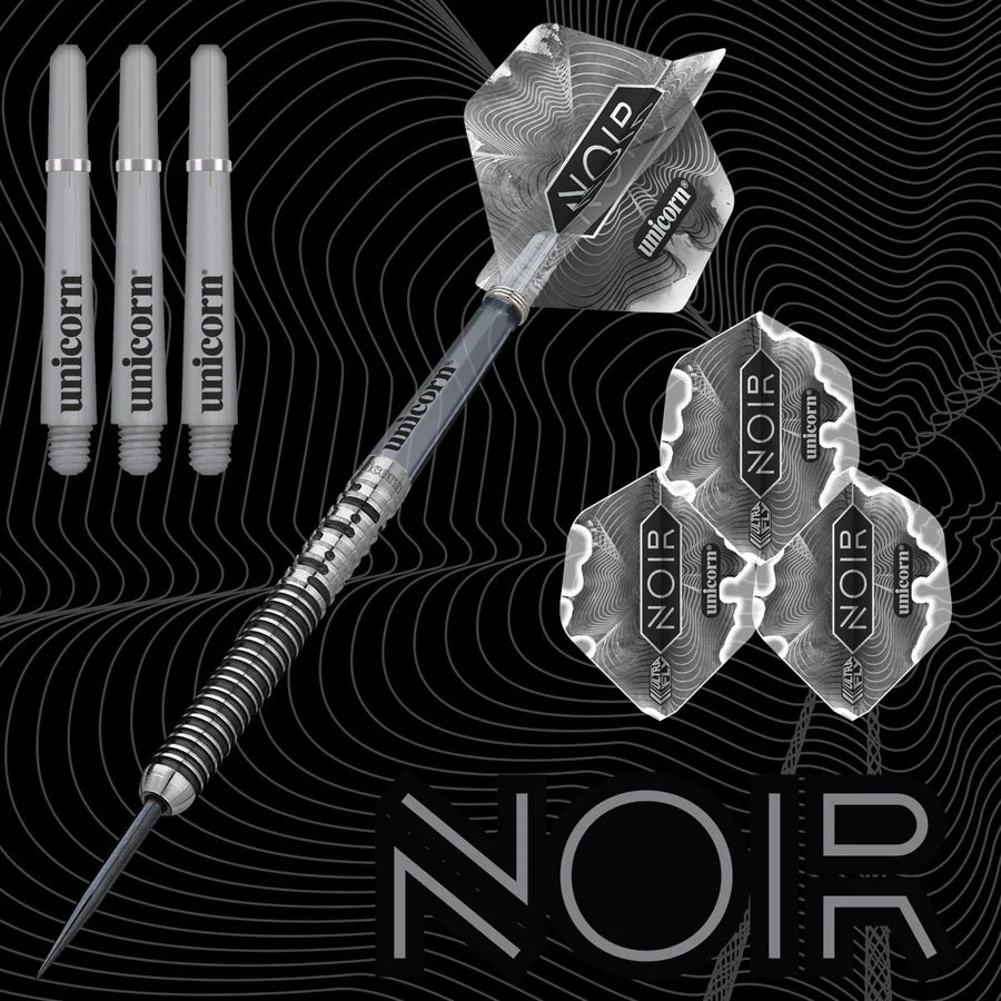 UNICORN - GARY ANDERSON - NOIR - PHASE 5 - STEEL TIP DARTS - 90% - 21g/22g/23g/24g/25g