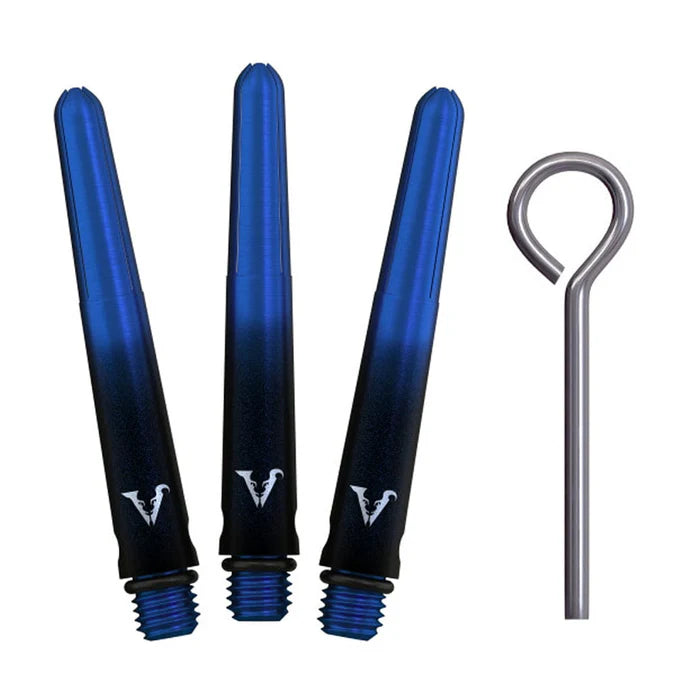 VIPER - VIPERLOCK - BLACK & BLUE - INCLUDES 'O' RINGS & PIN - AIRCRAFT GRADE ALUMINIUM STEMS
