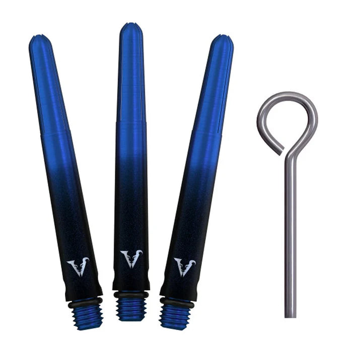 VIPER - VIPERLOCK - BLACK & BLUE - INCLUDES 'O' RINGS & PIN - AIRCRAFT GRADE ALUMINIUM STEMS