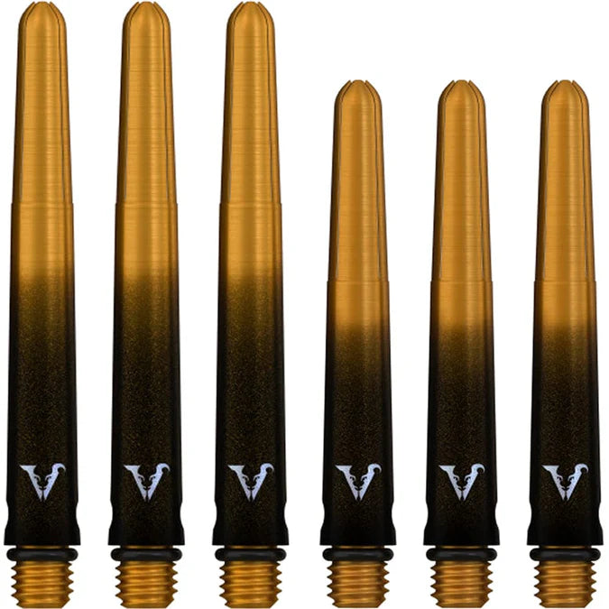 VIPER - VIPERLOCK - BLACK & GOLD - INCLUDES 'O' RINGS & PIN - AIRCRAFT GRADE ALUMINIUM STEMS