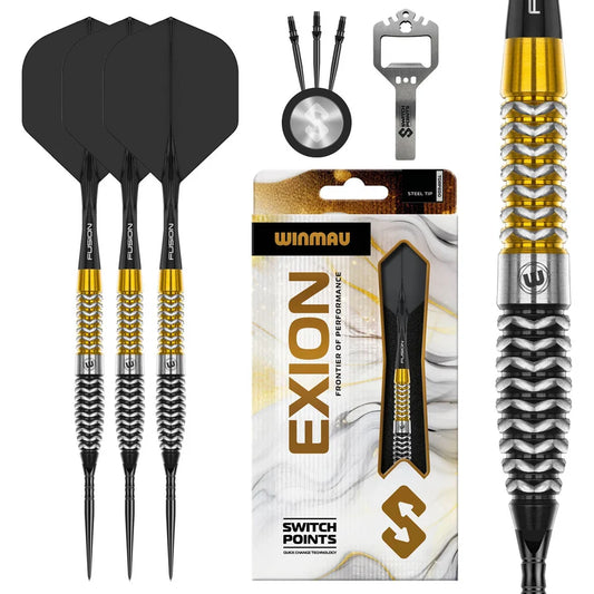WINMAU - EXION - TORPEDO - SWITCH POINT DARTS - 90% - 22g/23g/24g