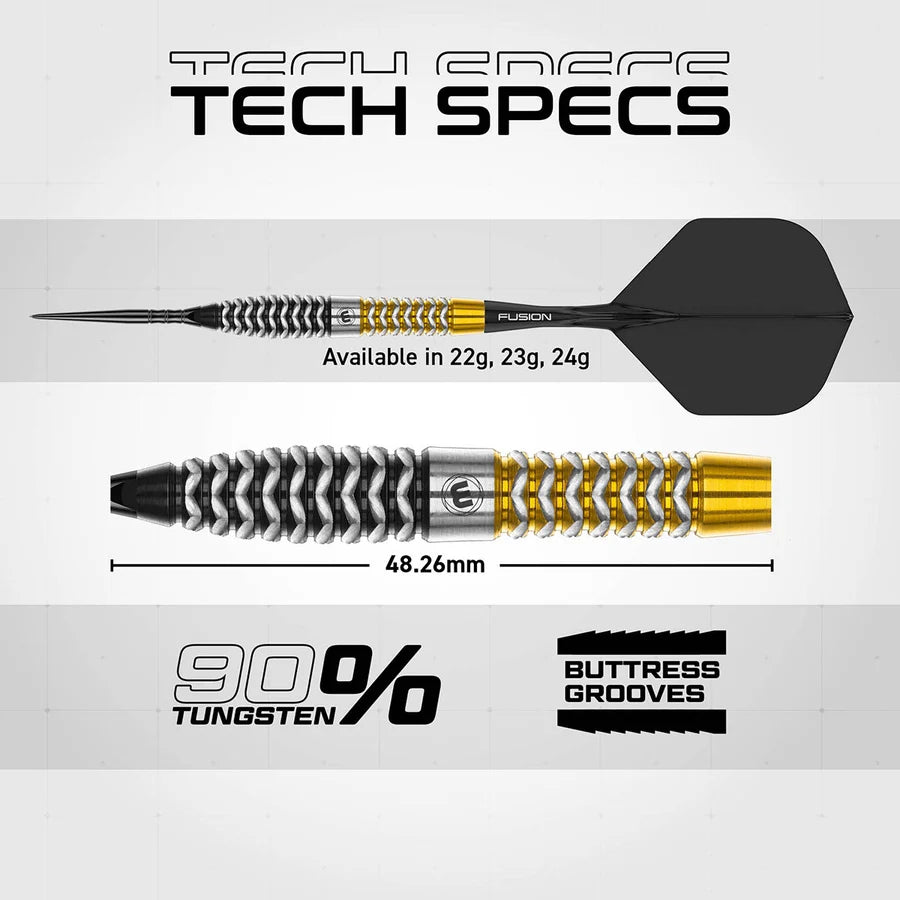 WINMAU - EXION - TORPEDO - SWITCH POINT DARTS - 90% - 22g/23g/24g