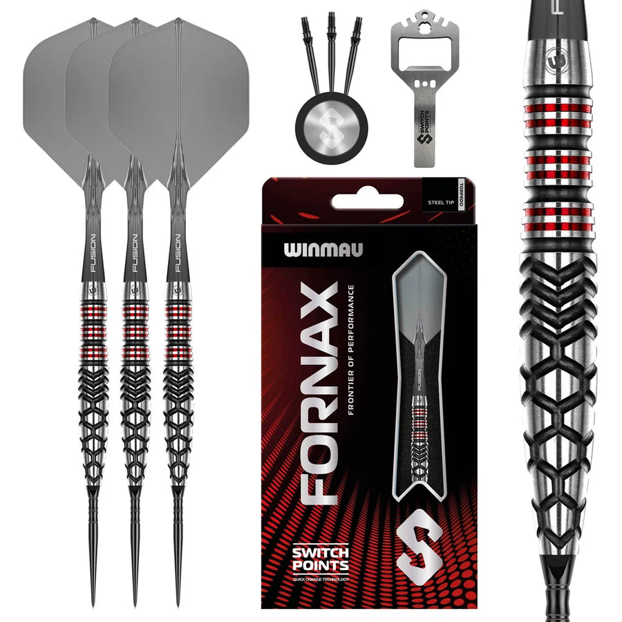 WINMAU - FORNAX - TORPEDO - SWITCH POINT DARTS - 90% - 23g/25g