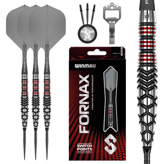 WINMAU - FORNAX - TORPEDO - SWITCH POINT DARTS - 90% - 23g/25g