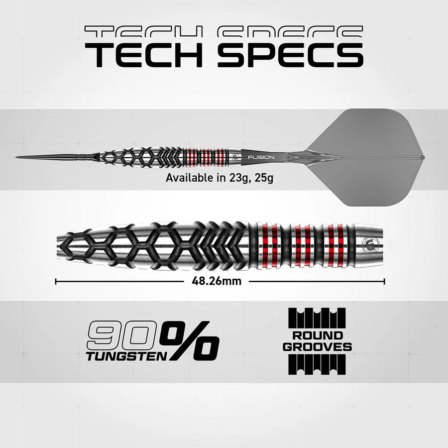 WINMAU - FORNAX - TORPEDO - SWITCH POINT DARTS - 90% - 23g/25g