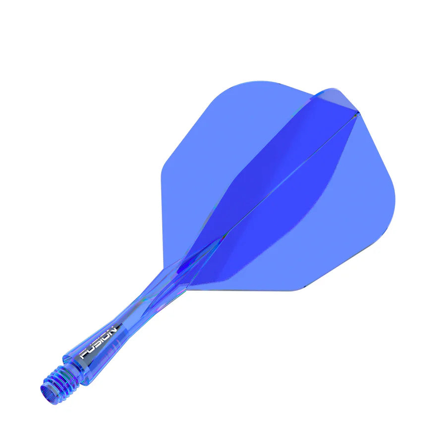 WINMAU - WINMAU FUSION - BLUE - SMALL (No. 6) - INTEGRATED FLIGHTS - BLUE
