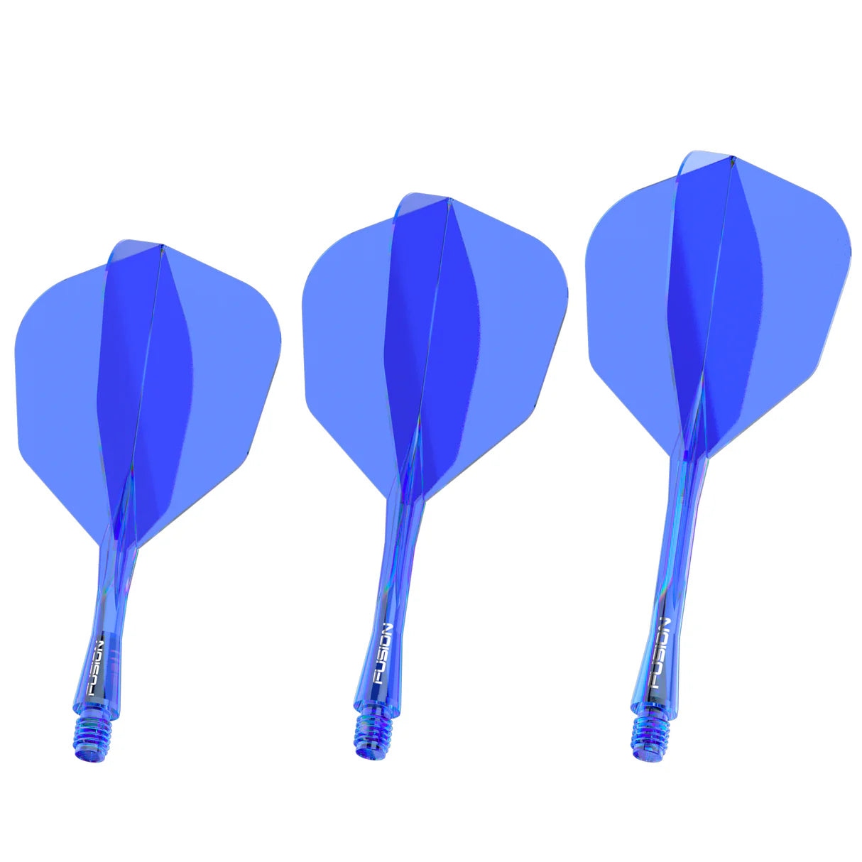 WINMAU - WINMAU FUSION - BLUE - SMALL (No. 6) - INTEGRATED FLIGHTS - BLUE