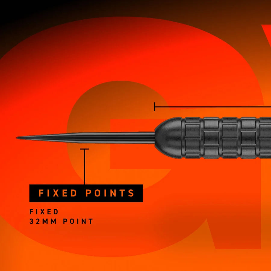 WINMAU - GIAN VAN VEEN - GVV - CORE - BRASS DARTS - STANDARD POINTS - 21g
