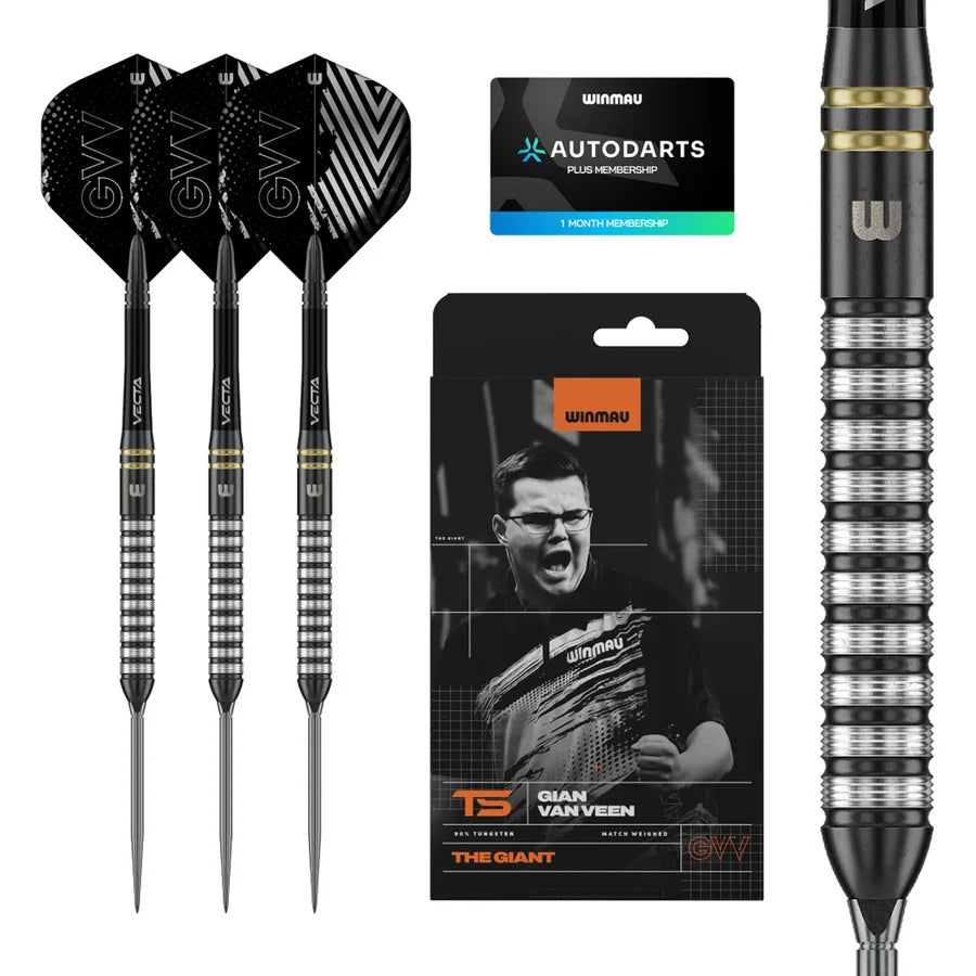 WINMAU - GIAN VAN VEEN - TS - GVV - SWITCH POINT DARTS - 23g/25g/25g