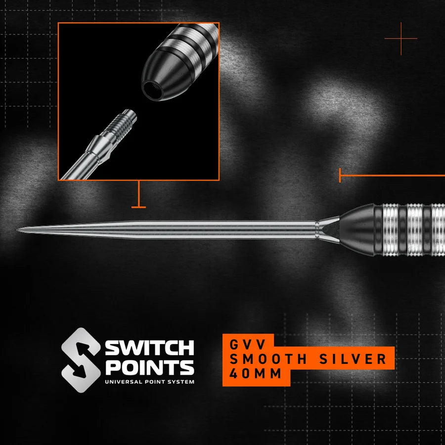 WINMAU - GIAN VAN VEEN - TS - GVV - SWITCH POINT DARTS - 23g/25g/25g