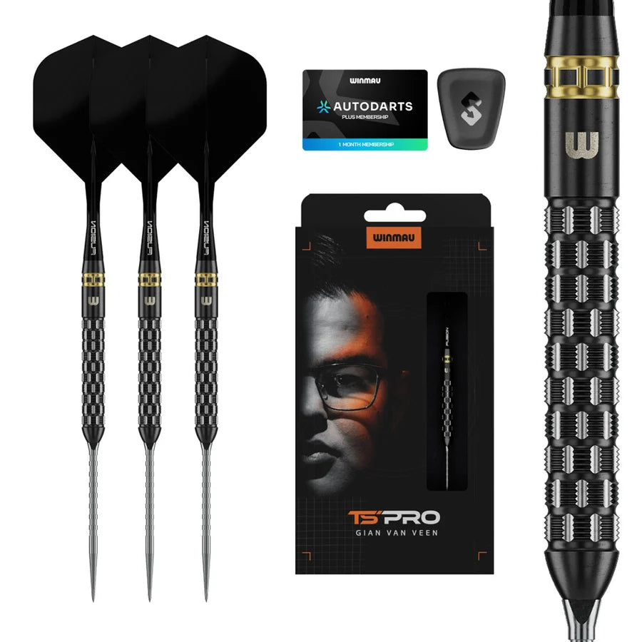 WINMAU - GIAN VAN VEEN - TS PRO - GVV - SWITCH POINT DARTS - 21g/22g/23g