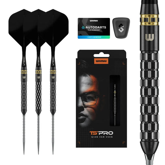 WINMAU - GIAN VAN VEEN - TS PRO - GVV - SWITCH POINT DARTS - 21g/22g/23g