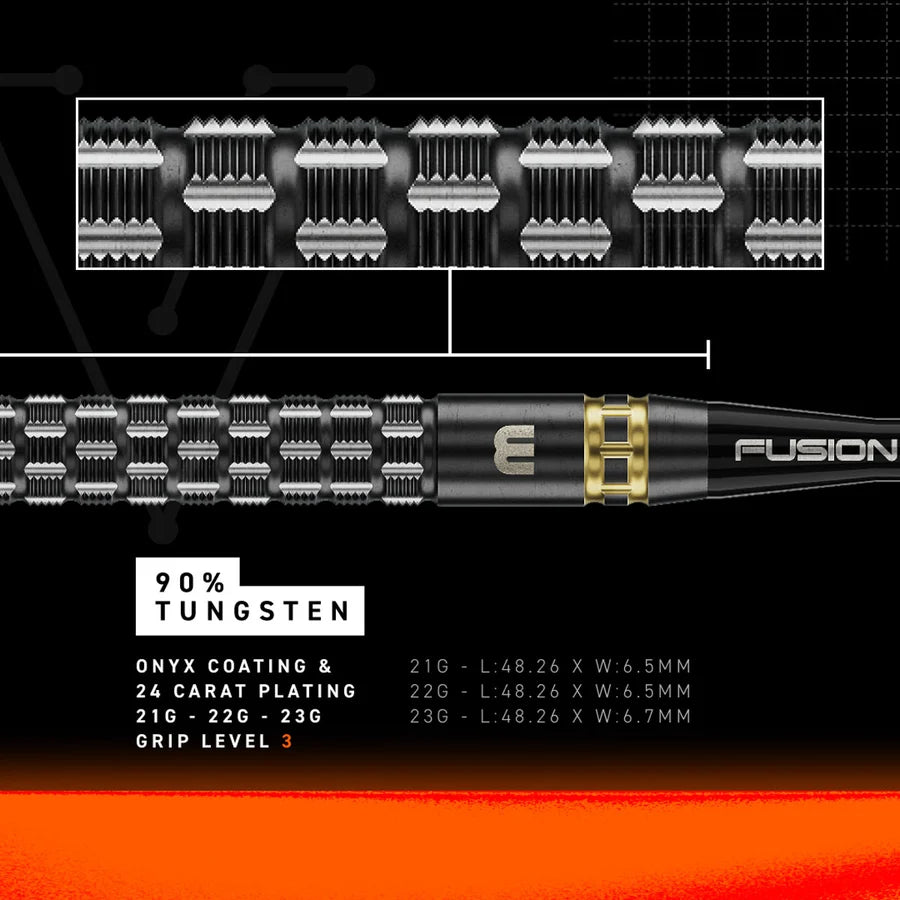 WINMAU - GIAN VAN VEEN - TS PRO - GVV - SWITCH POINT DARTS - 21g/22g/23g