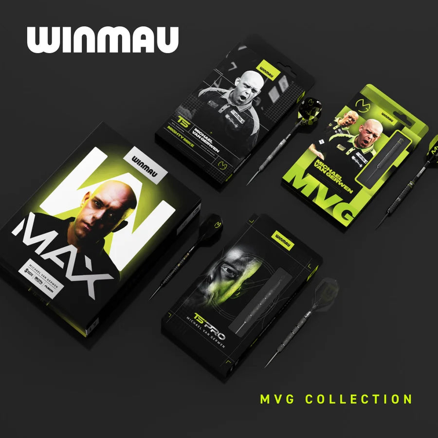 WINMAU - MICHAEL VAN GERWEN - MVG - CORE - BRASS DARTS - STANDARD POINTS - 21g