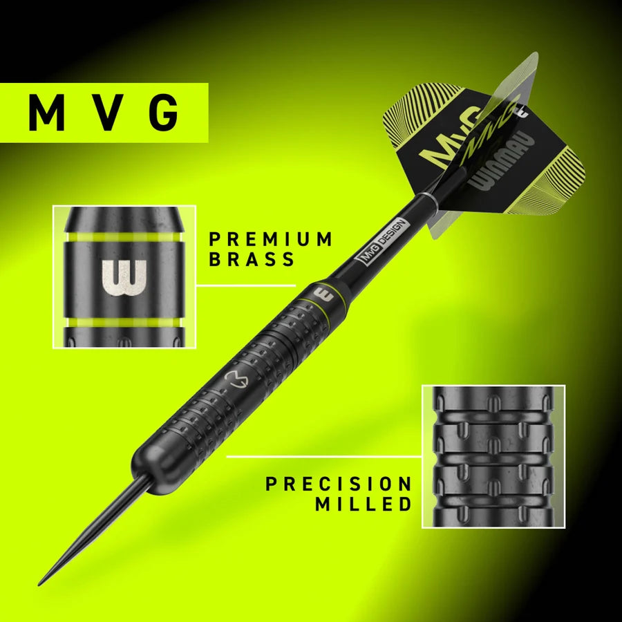 WINMAU - MICHAEL VAN GERWEN - MVG - CORE - BRASS DARTS - STANDARD POINTS - 21g