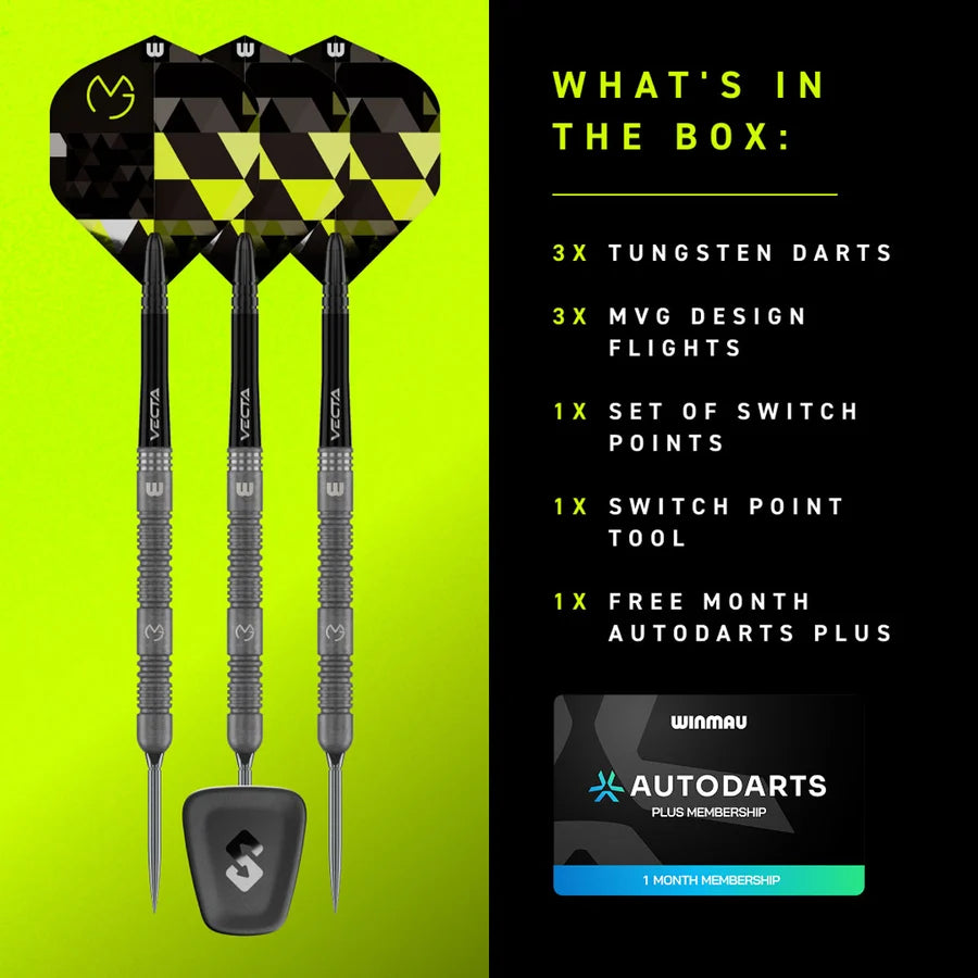 WINMAU - MICHAEL VAN GERWEN - TS - MVG - SWITCH POINT DARTS - 21g/23g/25g