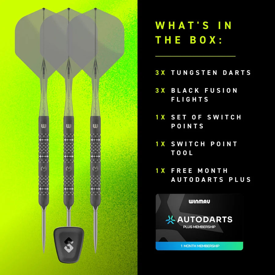 WINMAU - MICHAEL VAN GERWEN - TS PRO - MVG - SWITCH POINT DARTS - 23g/24g/25g