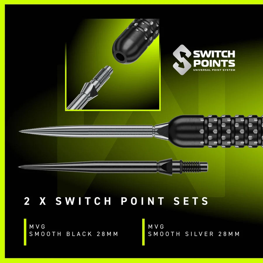 WINMAU - MICHAEL VAN GERWEN - W MAX - MVG - SWITCH POINT DARTS - 22g/23g/24g