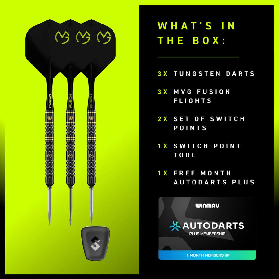 WINMAU - MICHAEL VAN GERWEN - W MAX - MVG - SWITCH POINT DARTS - 22g/23g/24g