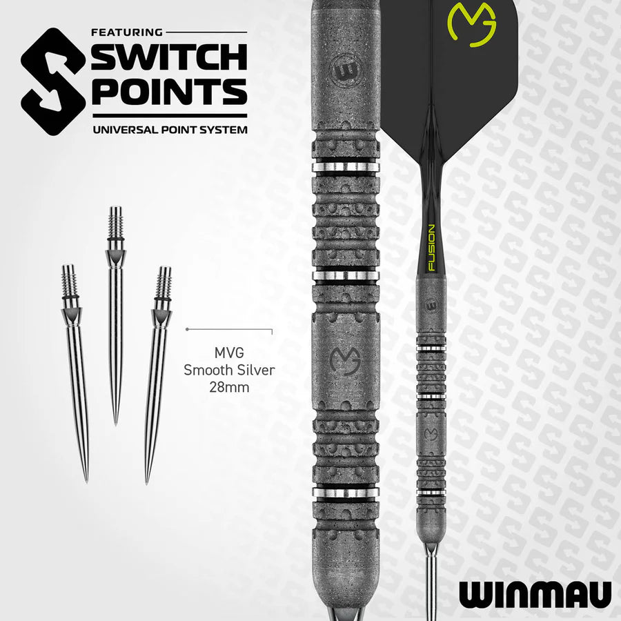 WINMAU - MICHAEL VAN GERWEN - SIGNATURE EDITION - MVG - SWITCH POINT DARTS - 22g/23g/24g