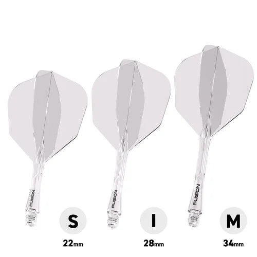 WINMAU - WINMAU FUSION - CLEAR - STANDARD (No.6) - INTEGRATED FLIGHTS - CLEAR