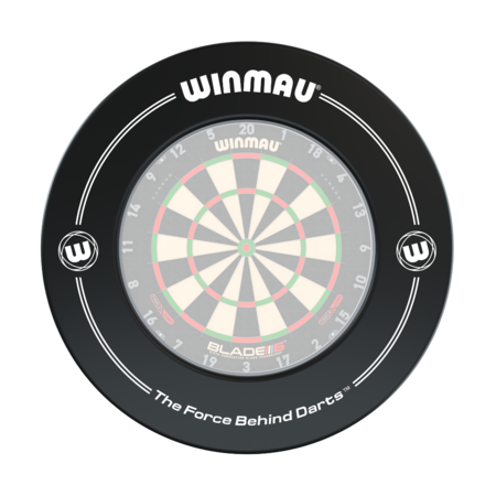 WINMAU - DARTBOARD SURROUND - BLACK