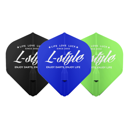 Thor-Sports L3 EZ Flights - Set Di Alette Per Freccette In Tinta Unita, Colore Neon Green (L3EZ-NGREEN)